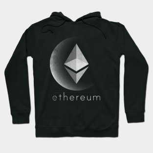 Vintage Ethereum ETH Coin To The Moon Crypto Token Cryptocurrency Blockchain Wallet Birthday Gift For Men Women Kids Hoodie